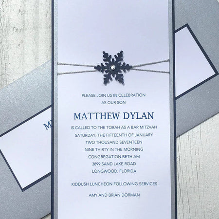 Winter Wonderland Themed ~ Invitation