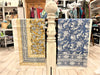 Left Tablecloth: Option E, Right Tablecloth: Option F