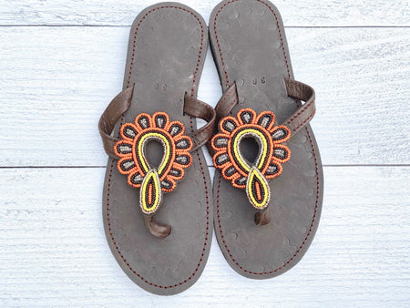 Beaded Sandals