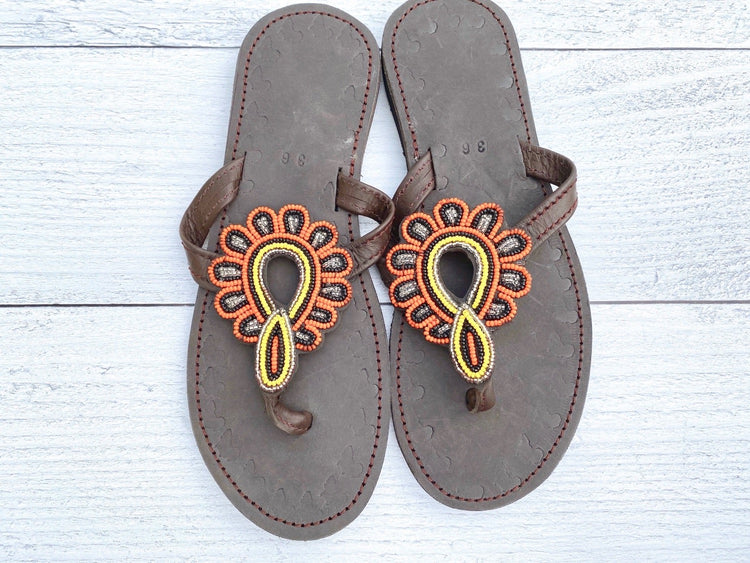 Beaded Sandals