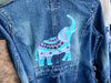 Handprinted Denim Jacket