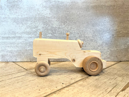 Handcrafted Wooden Baby Toys - Tractor