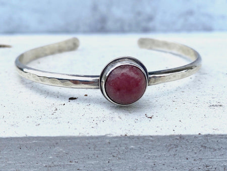 Cuff Bracelet with Stone