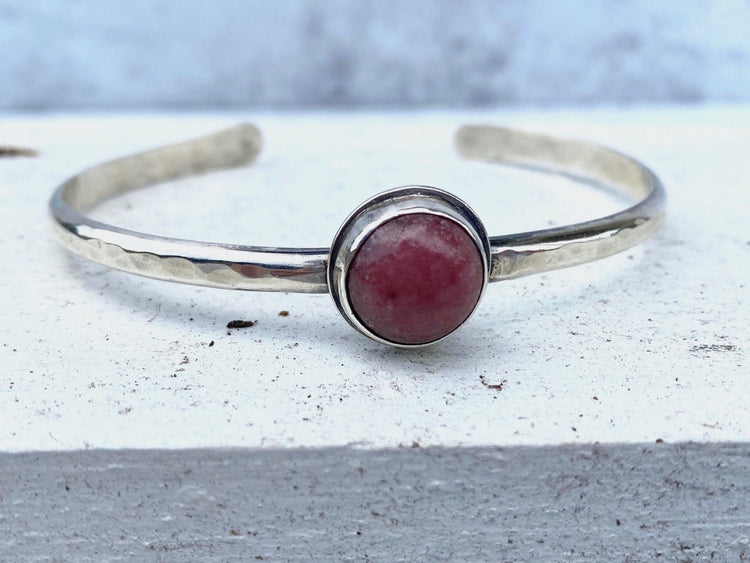 Cuff Bracelet with Stone