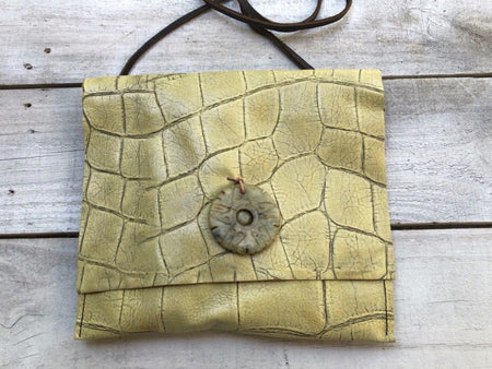 Golden Crossbody Bag