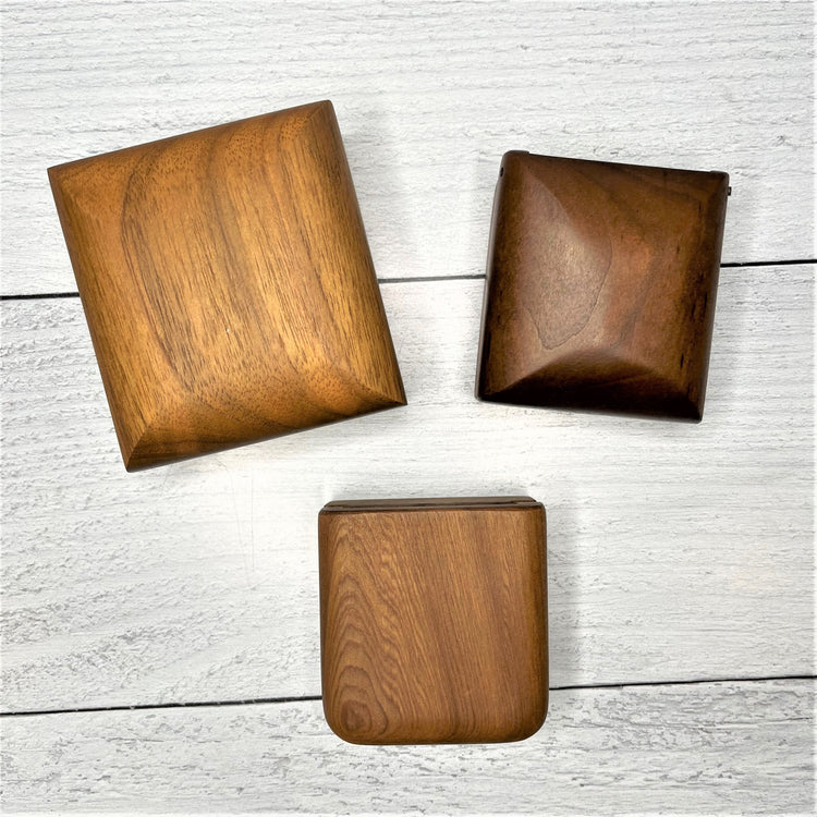 Hand Carved Wooden Ring Box