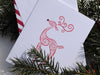 Reindeer ~ Note Card ~ Set of 8