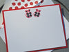 Ladybug Note Cards,  Ladybug Stationery, Personalized Stationery, Personalized Note Cards, Ladybug Stationery, Set of 8 Cards