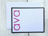 Contemporary ~ Note Card ~ Set of 8