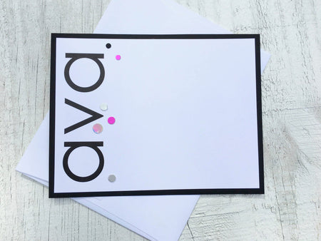 Confetti Note Cards