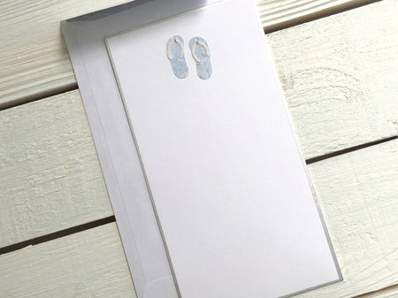 Handmade Flip-Flop / Beach Stationery