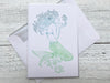Mermaid Note Card, Mermaid Stationery, Personalized Note Cards, Notecards, Thank You Cards, Greeting Cards, Set of 8