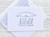 Beach Chair ~ Note Card ~ Set of 8