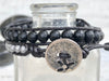 Onyx Bracelet - Onyx Leather Wrap - Black Leather Wrap - Onyx Jewelry - Men's Bracelet - Black Bracelet -  Men's Jewelry - Women's Jewelry