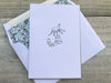 Stocking Note Card - Stocking Card - Stocking Stationery - Holiday Cards - Holiday Note Cards - Christmas Cards - Christmas Note Cards
