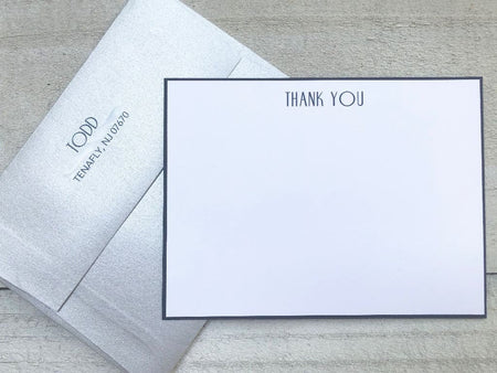 Thank You Stationery - Thank You Cards - Flat Note Cards - Hostess Gift - Women's Gift